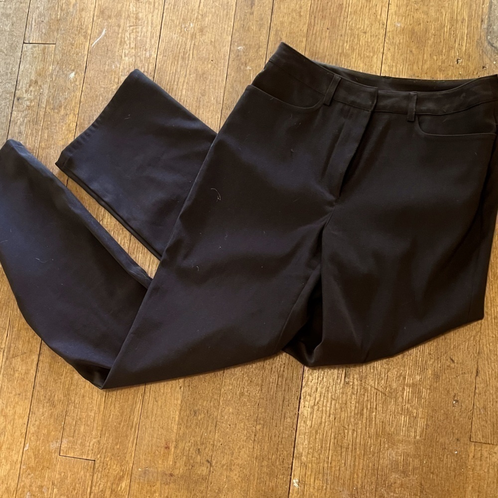 Petite Sophosticate brown soft trousers, size 2.